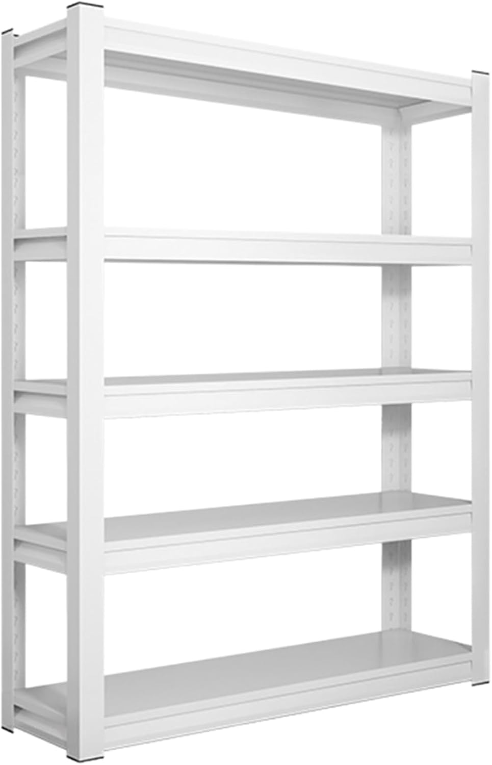 頑丈な 5 段金属製棚ユニット - ガレージ地下倉庫用の調節可能な